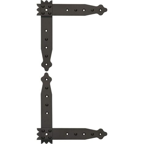 KOTARBAU Lot de 2 équerres de fenêtre - 200 x 200 x 35 mm - Avec revêtement en poudre - Noir