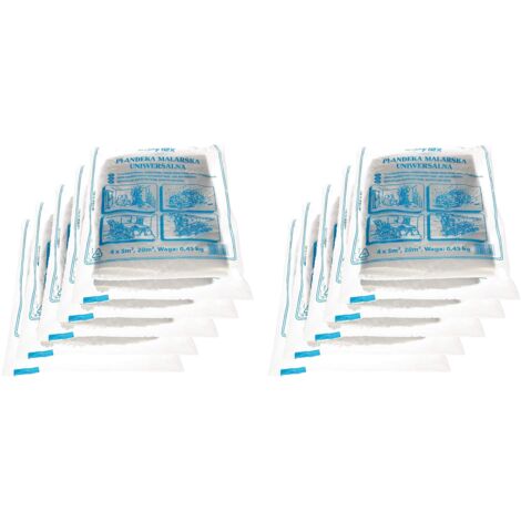 KOTARBAU® Lot De 25 Bâche Protection Peinture - 4 x 5 m - Transparent - Bache Peinture de Protection Sol - Bache Plastique Protection - Bache Plastique Transparente
