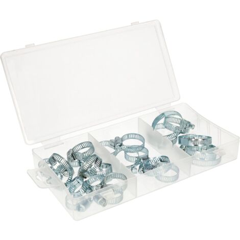 KOTARBAU Lot de 26 colliers de serrage réglables en acier