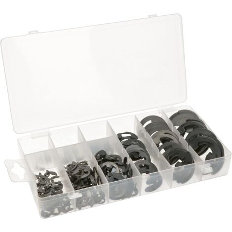 KOTARBAU Lot de 300 anneaux de serrage E-Clip de 1,5 à 22 mm