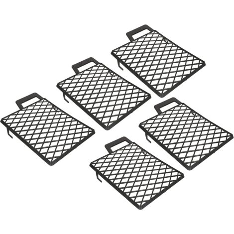 KOTARBAU Lot de 5 grilles abrasives en plastique - 250 x 200 mm - Galvanisées - À utiliser avec des rouleaux de peinture.