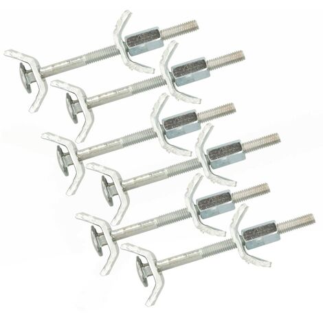 KOTARBAU Lot de 6 connecteurs de plan de travail 65 mm pour plaques de table et comptoirs
