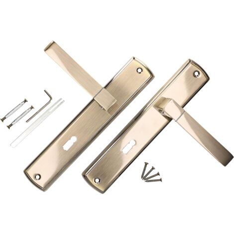 KOTARBAU Lot de poignées de porte BB 72 mm - Patina universelle moderne