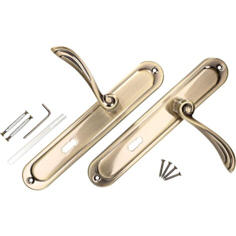 KOTARBAU Lot de poignées de porte BB 72 mm - Patina universelle moderne