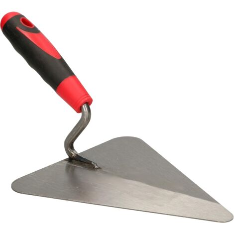 KOTARBAU Maurer Truelle triangulaire soudée en acier inoxydable 200 mm