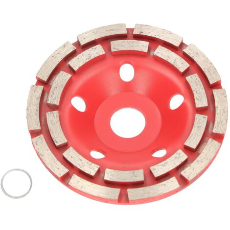 KOTARBAU Meule diamant 125 mm x 22,2 mm - Double rangée pour meuleuse d'angle