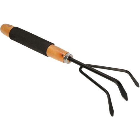 KOTARBAU Mini cultivateur de 88 mm de largeur de travail, râteau à fleurs, pioche de jardin, cultivateur pour ameublir le sol, broyeur de désherbage outil de jardin pour l'entretien du jardin