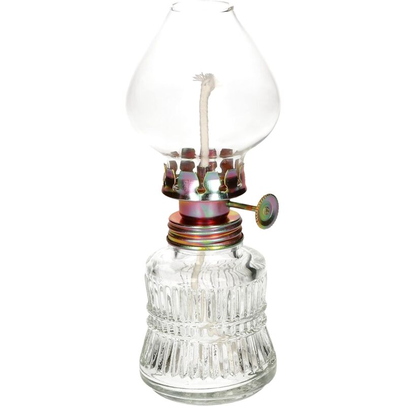 KOTARBAU Mini lampe à huile avec mèche style vintage [Classe énergétique A+]