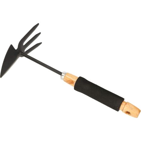 KOTARBAU Mini pioche Double 65 mm avec Dents pour Petites Plantes, culoteuses de Jardinage, piqueuse à Mauvaises Herbes, Outil pour Transplantation, désherbage