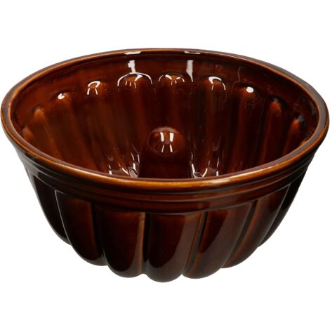 KOTARBAU Moule à gâteau Ø 27 mm 4 l en céramique Marron