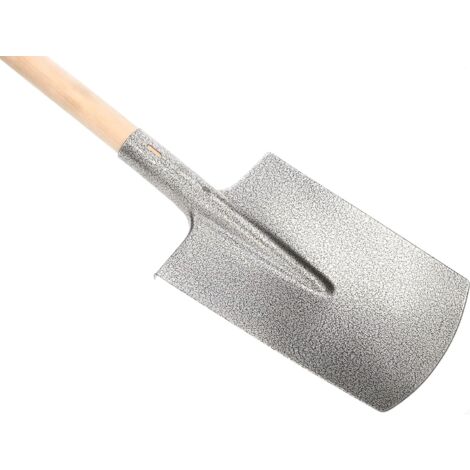 KOTARBAU Pelle de jardinage robuste 290 x 190 mm pour manche de 38 mm de diamètre Pelle en acier pour planter avec manche