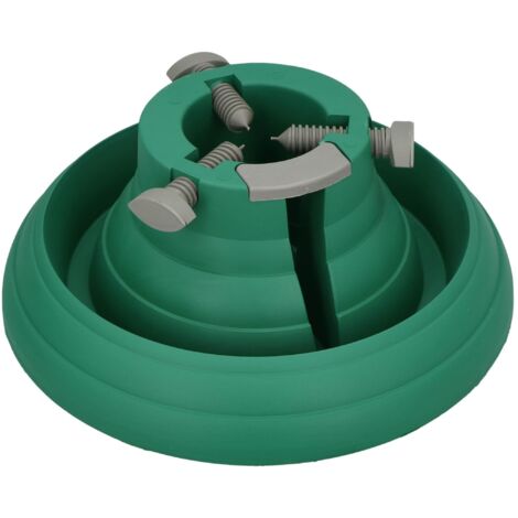 KOTARBAU® Pied De Sapin De Noël - PVC - Vert - Support Sapin De Noël - avec Réservoir Eau - Pour Sapin Jusqu’à 2,5 m - Stable et Durable