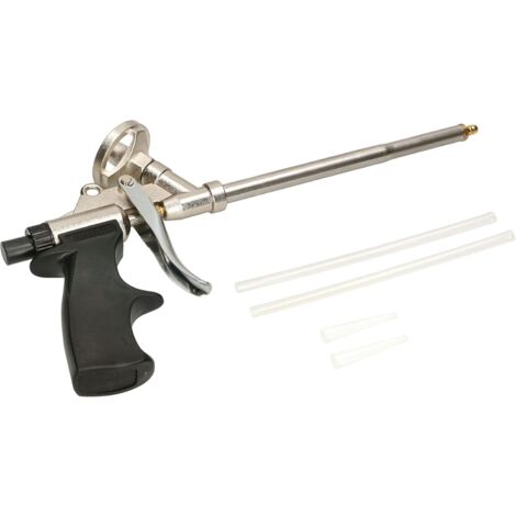 KOTARBAU Pistolet à mousse de montage en aluminium - Tuyau pulvérisateur en acier inoxydable professionnel