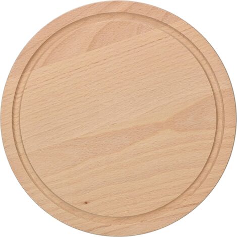 KOTARBAU Planche à découper ronde de 20 cm Planche en bois pour couper le fromage et le pain Servir des aliments
