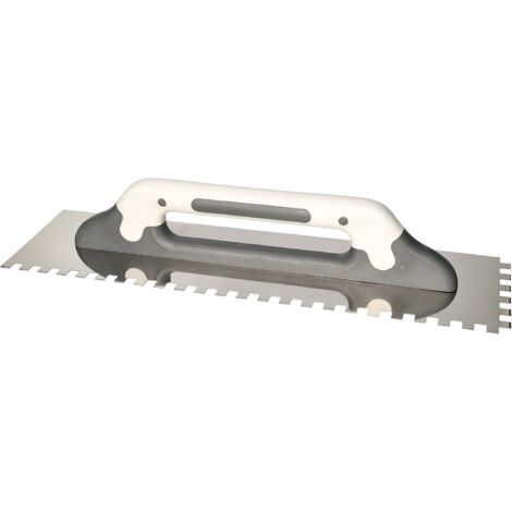 KOTARBAU Planche à friction en acier inoxydable Zätbata - Taille : nom pour la colle - Spatule à dents 10 x 10 mm