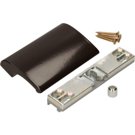 KOTARBAU Poignée de porte de balcon - En aluminium marron - Poignée de porte de balcon - Poignée de porte de balcon - Poignée universelle