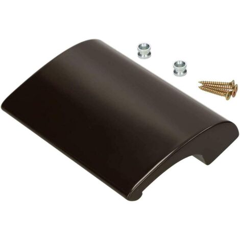 KOTARBAU Poignée de porte de balcon en aluminium marron - Poignée de porte de terrasse de luxe - Poignée universelle