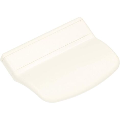KOTARBAU Poignée de Porte de Balcon Pratique en Plastique Poignée de Fumeur Poignée de Porte de Terrasse Poignée de Fermeture Coquille (Blanc)