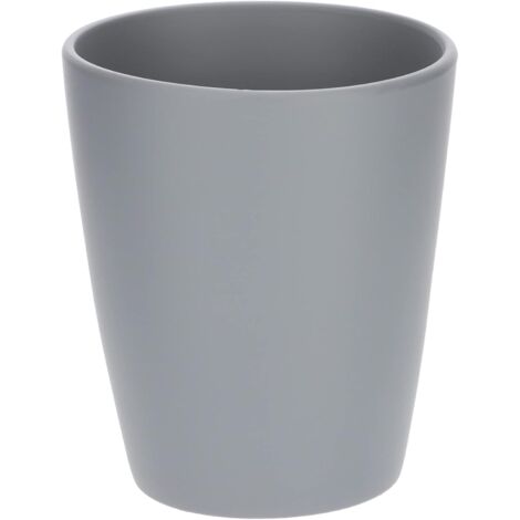 KOTARBAU Pot de fleurs en céramique pour orchidées H 150 mm Ø 120 mm Gris mat
