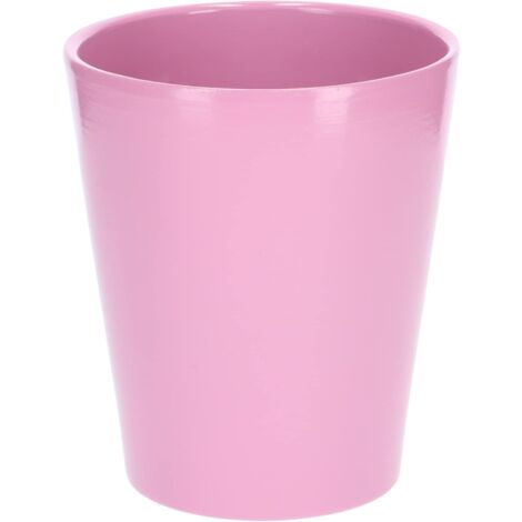KOTARBAU Pot de fleurs en céramique pour orchidées H 150 mm Ø 120 mm Violet clair