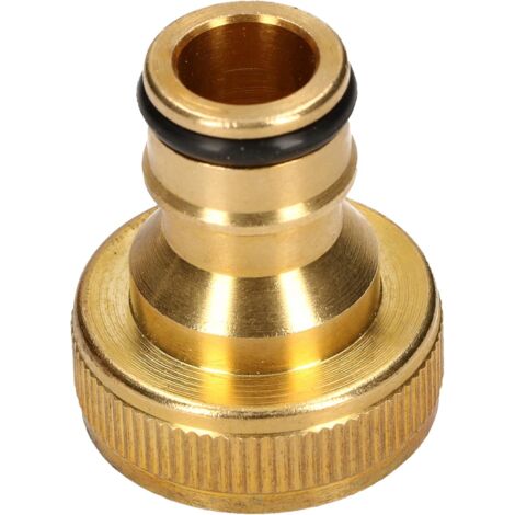 KOTARBAU Raccord de tuyau d'arrosage en laiton 3/4" pour raccord de tuyau de robinet