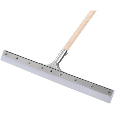 KOTARBAU® Raclette Sol - Balai Silicone - 60 cm - avec Manche en Bois 150 cm - Racleur à Eeau - Balai Raclette Sol Exterieur Terrasse
