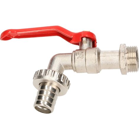 KOTARBAU Robinet de sortie à bille avec raccord de tuyau 3/4" comme embout extérieur