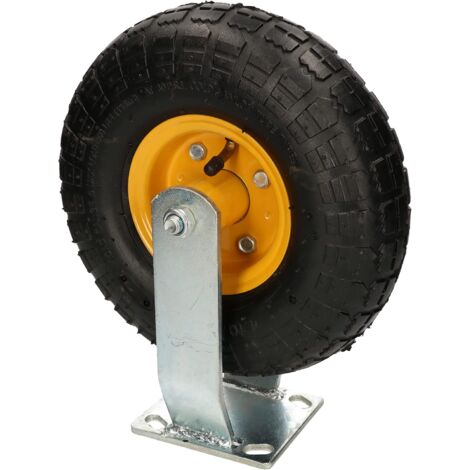 KOTARBAU Roue pneumatique 25 x 30 cm sur jante en acier pour chariot de roulement.