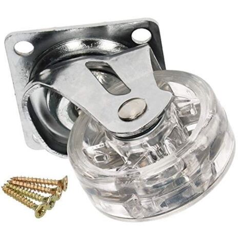 KOTARBAU Rouleau de meuble transparent Ø 50 mm pour tous les types de sols
