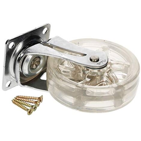 KOTARBAU Rouleau de meuble transparent Ø 75 mm pour tous les types de sols