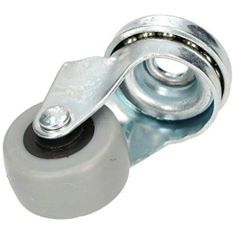 KOTARBAU Roulettes pour meubles Ø 30 mm - Pour tous les sols - Roulettes pivotantes en caoutchouc - Roulettes de transport robustes