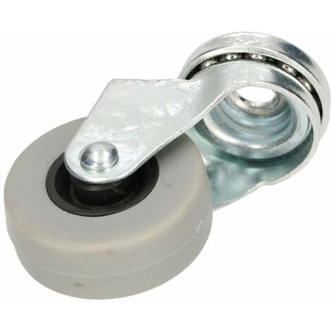 KOTARBAU Roulettes pour meubles Ø 40 mm - Pour tous les sols - Roulettes pivotantes en caoutchouc - Roulettes de transport robustes