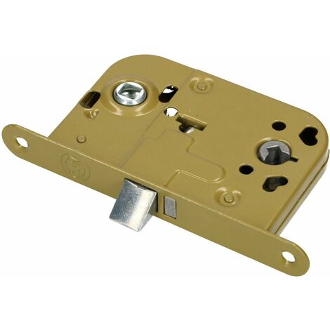 KOTARBAU® Serratura da infilare 72/45 mm DIN Destro/Sinistro Universale WC privato Bagno WC Bagno Serratura della porta Acciaio Rivestito a polvere Resistente alla ruggine