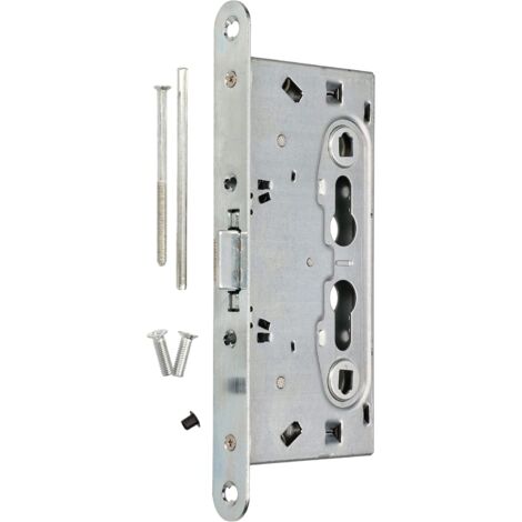 KOTARBAU Serrure à encastrer pour portes anti-incendie 72/65 mm avec serrure anti-panique et portes anti-incendie