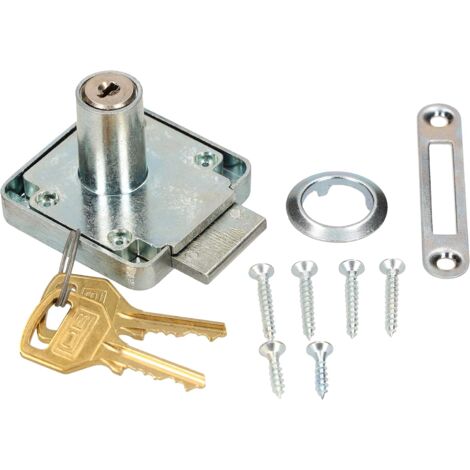 KOTARBAU Serrure de meuble 42 x 42 mm avec 2 clés
