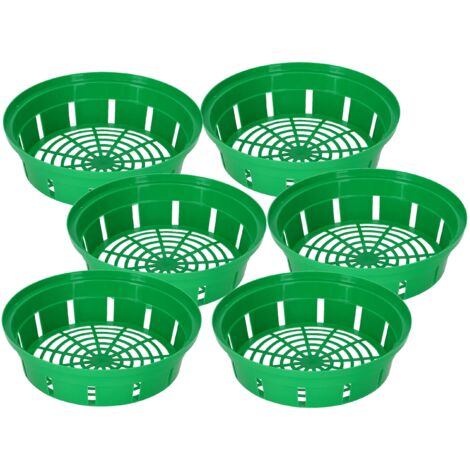 KOTARBAU® Set 6 pièces Panier À Bulbes - ⌀ 260 mm  - Vert - Corbeille Plantation Tulipes -  Accessoire Plantation Bulbes - Plastique