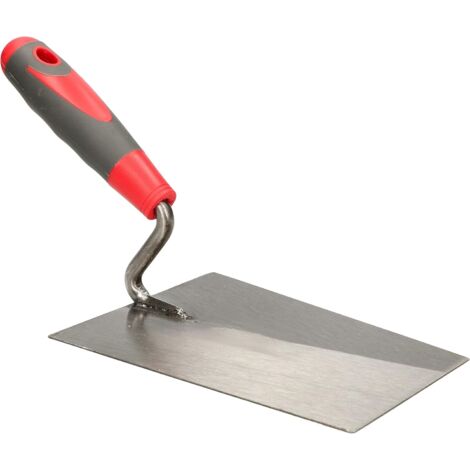 KOTARBAU Truelle trapézoïdale professionnelle en acier inoxydable - Taille : 180 mm