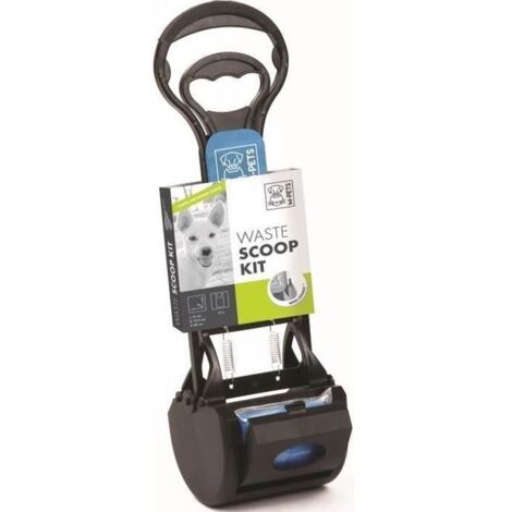 KOTSCHAUFEL KOTAUFHEBER HUNDEKOTGREIFER WASTE SCOOP KIT INKL. 10 KOTBEUTEL