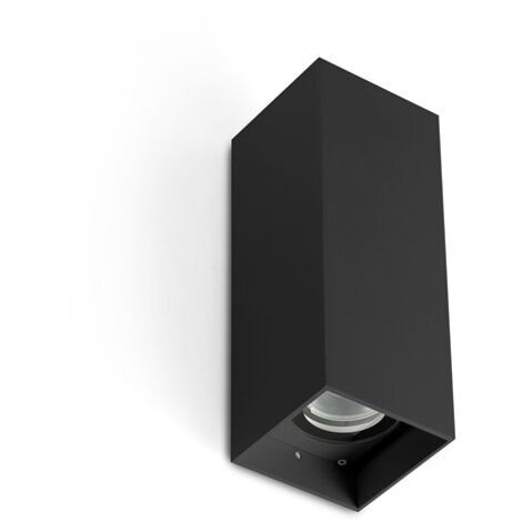 KOV 2L Aplique cuadrado negro 2700K 14°/23°
