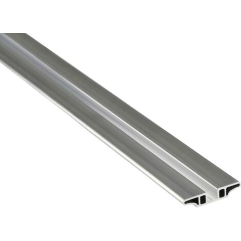 Kovalex Unterkonstruktion Aluminium 250 x 6,2 x 1,2 cm silber Terrassenbalkenlage