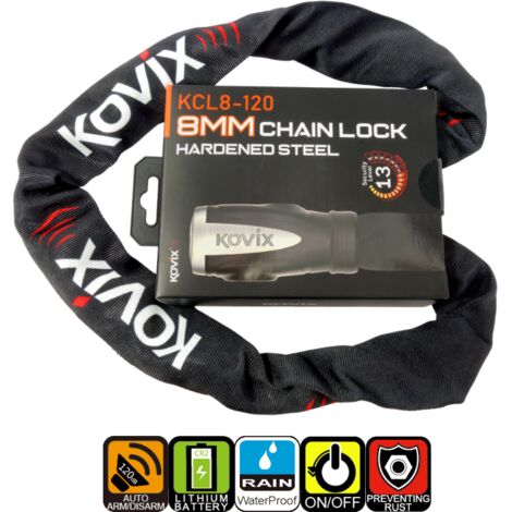 KOVIX KCL8-120 Sicherheitskette mit Alarm