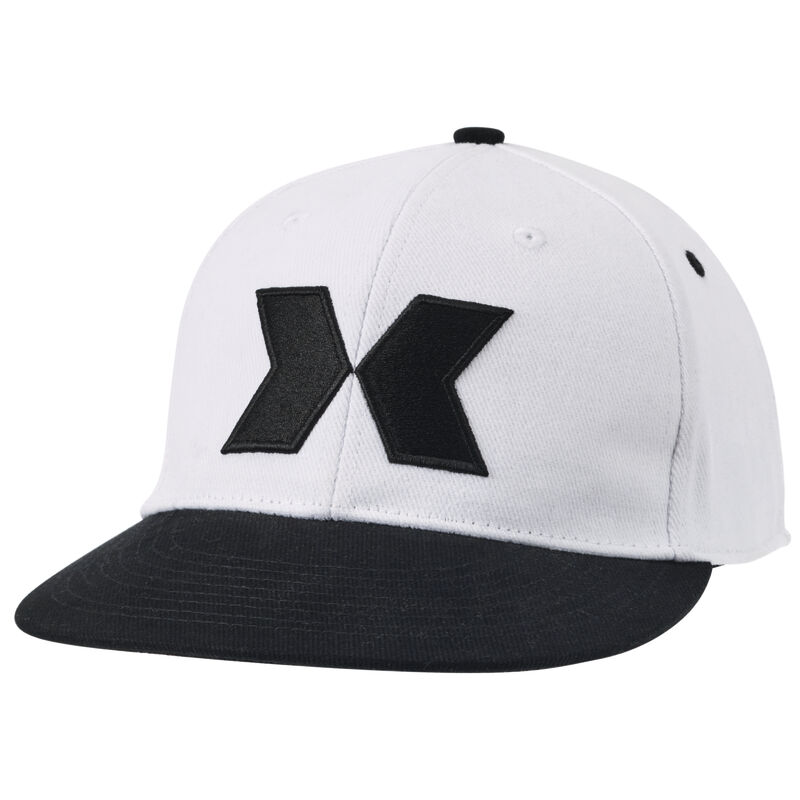 KOX - Flatpeak Cap, blanc/noir - Blanc/noir
