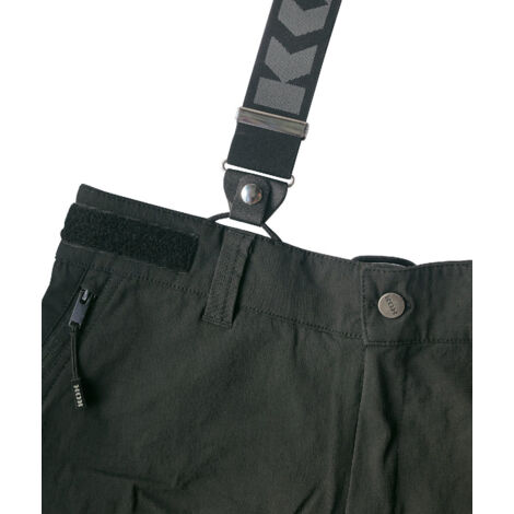 KOX Hosenträger Schwarz/Grau 120 cm