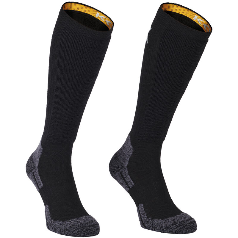 Socks Wool Long, chaussettes longues et réchauffantes, pointure 46-48 - Gris - KOX