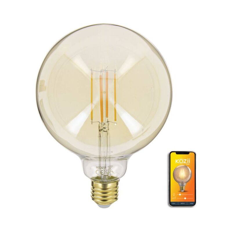 Ampoule Connectee Filament E27 470lm G125 Cct