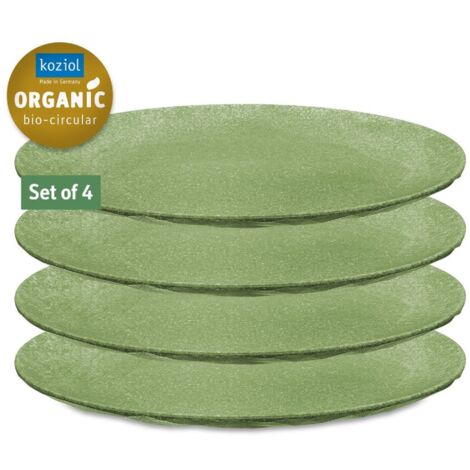 Koziol Design Teller Modern Nature Leaf Grün 26 cm