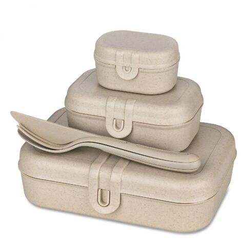 Koziol Pascal Ready Lunchbox Beige Modern