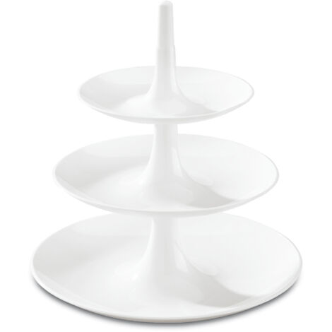 Koziol Patera Babell L Dessertständer weiß 31,4 cm