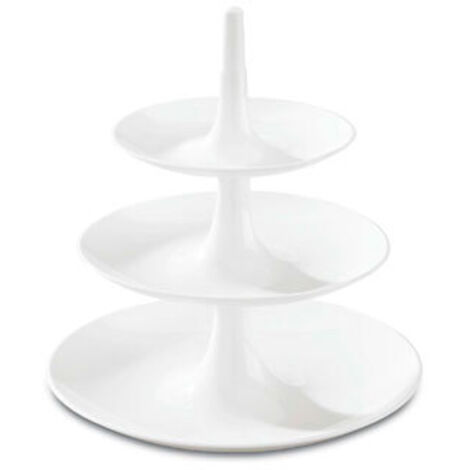 Koziol Soporte para postres Babell L blanco 31,4 cm