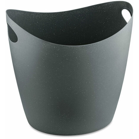 Koziol Zuber Bottichelli XL, Bottich, Aufbewahrungskorb, Organic Recycled, Recycled Ash Grey, 28 L, 1447120
